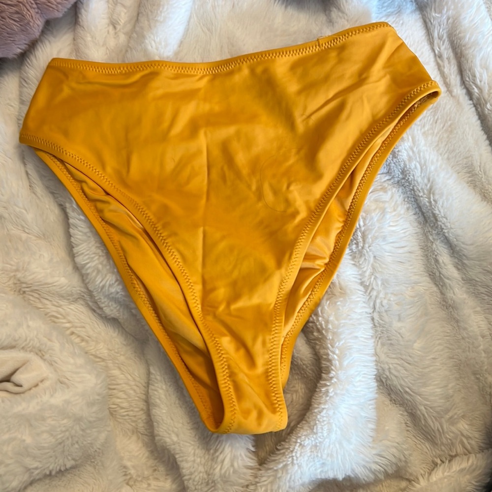 High waisted swim suit bottoms